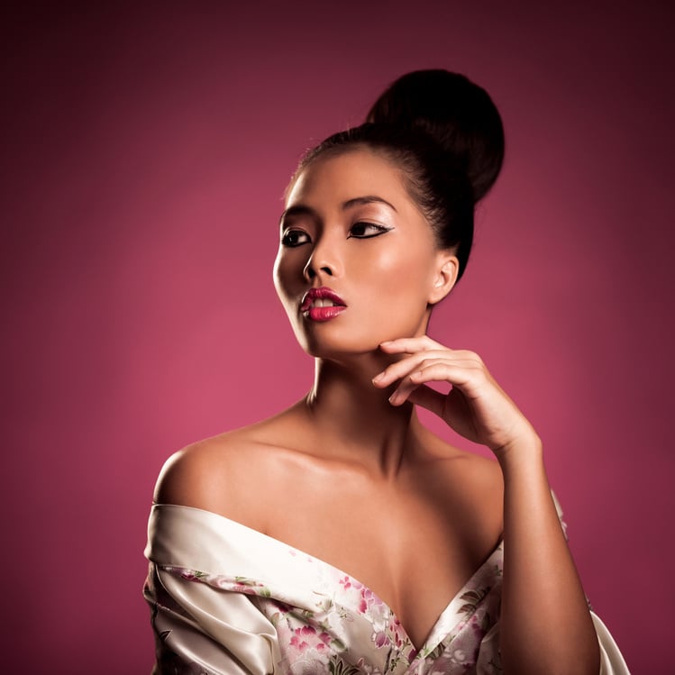 Beautiful Asian Model Posing